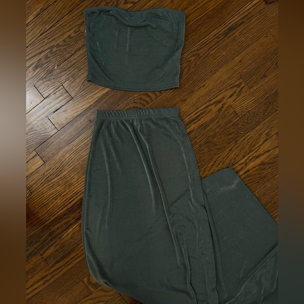 Two Piece Maxi Skirt Set PLT
